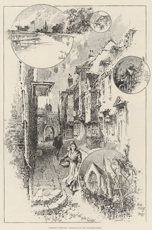Rambling Sketches, Windsor i okolice autorstwa Herbert Railton