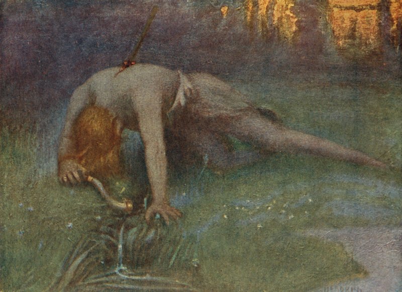 Śmierć Zygfryda autorstwa Hermann Hendrich