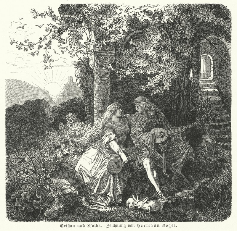 Tristan i Izolda autorstwa Hermann Vogel