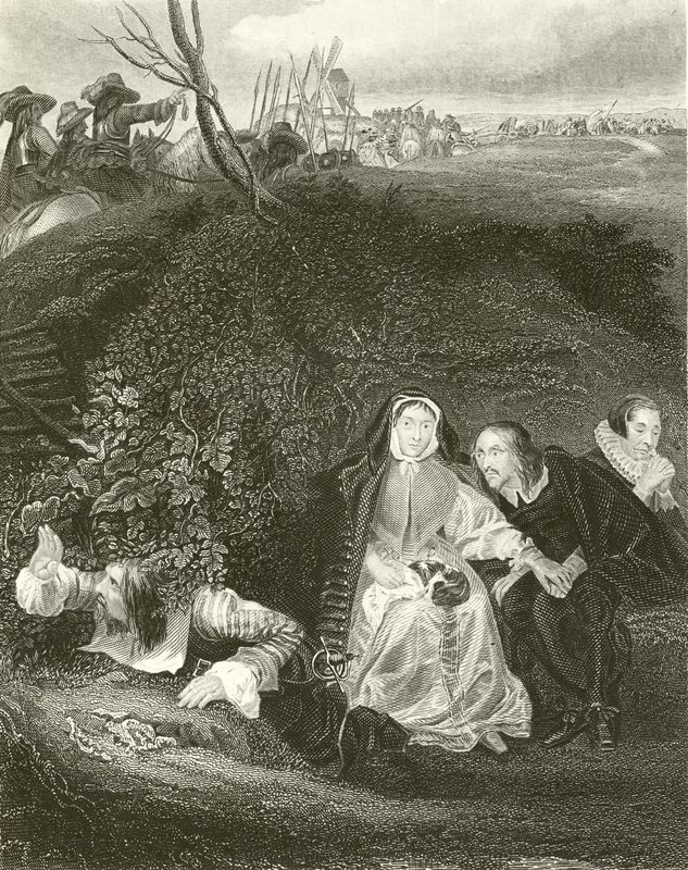 Królowa Henrietta autorstwa Hippolyte Delaroche
