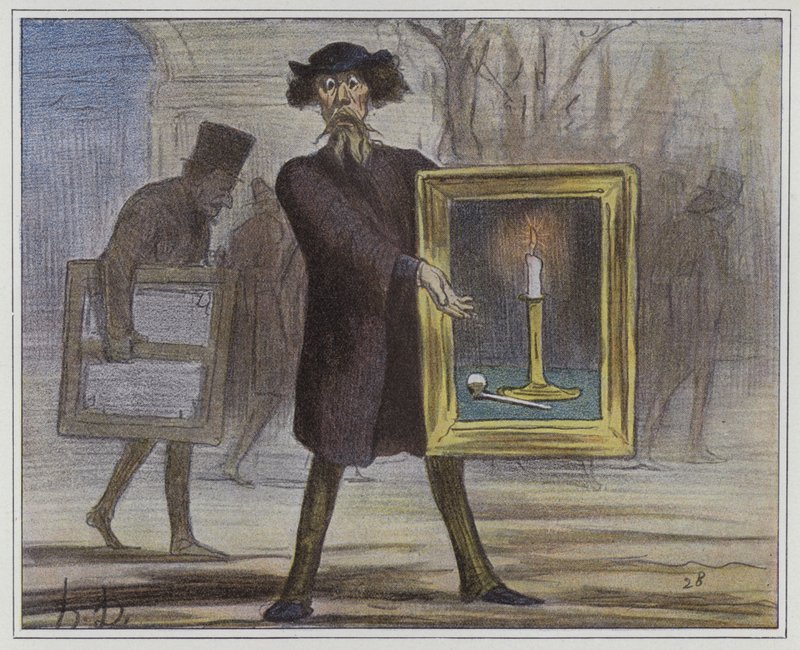 Odrzucili to... Ignoranci! autorstwa Honore circle of Daumier