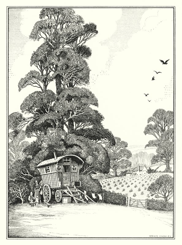 Sierpień (litografia) autorstwa Horace J. Knowles