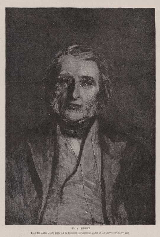 Jan Ruskiń autorstwa Hubert von Herkomer