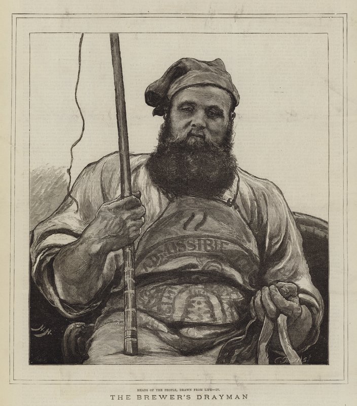 Drayman piwowara autorstwa Hubert von Herkomer