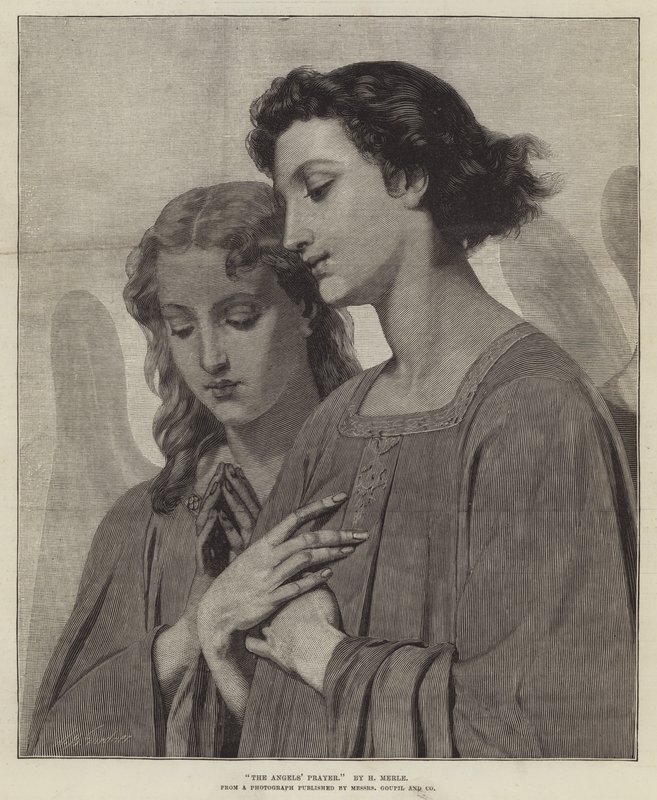 Modlitwa Aniołów autorstwa Hugues Merle