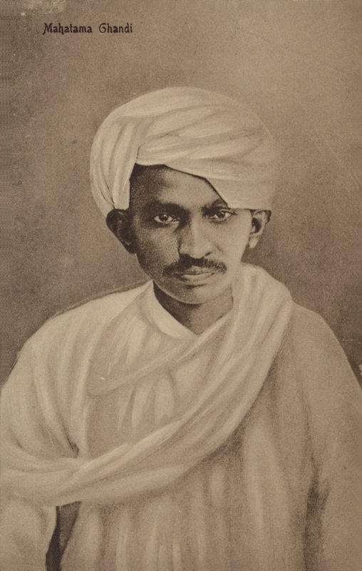 Mahatma Gandhi autorstwa Indian photographer