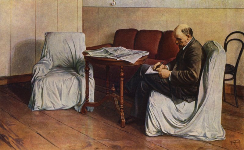 Lenin w Smolnym (kolor lito) autorstwa Isaak Israilevich (after) Brodsky