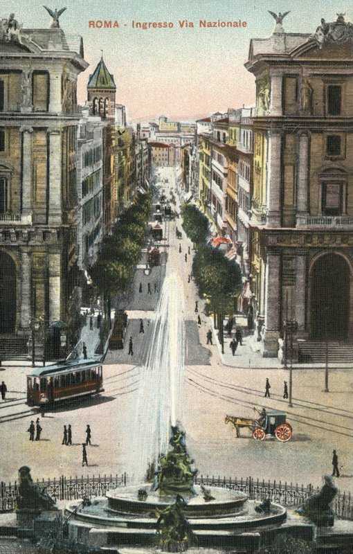 Rzym, Włochy, Via Nazionale autorstwa Italian Photographer