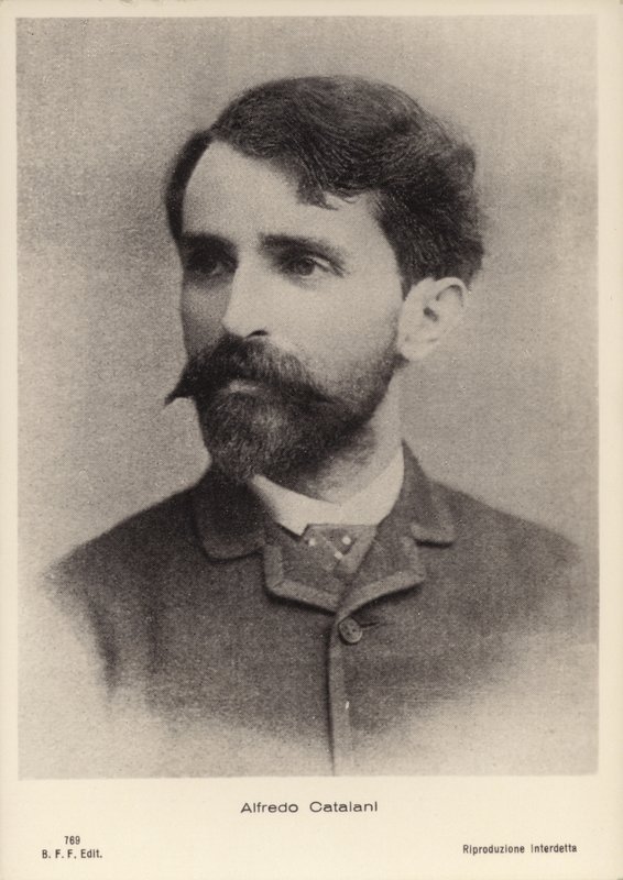 Alfredo Catalani, włoski kompozytor operowy (1854-1893) autorstwa Italian Photographer
