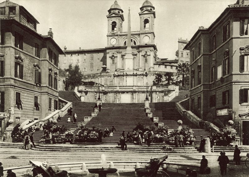 Kościół Trinita dei Monti autorstwa Italian Photographer
