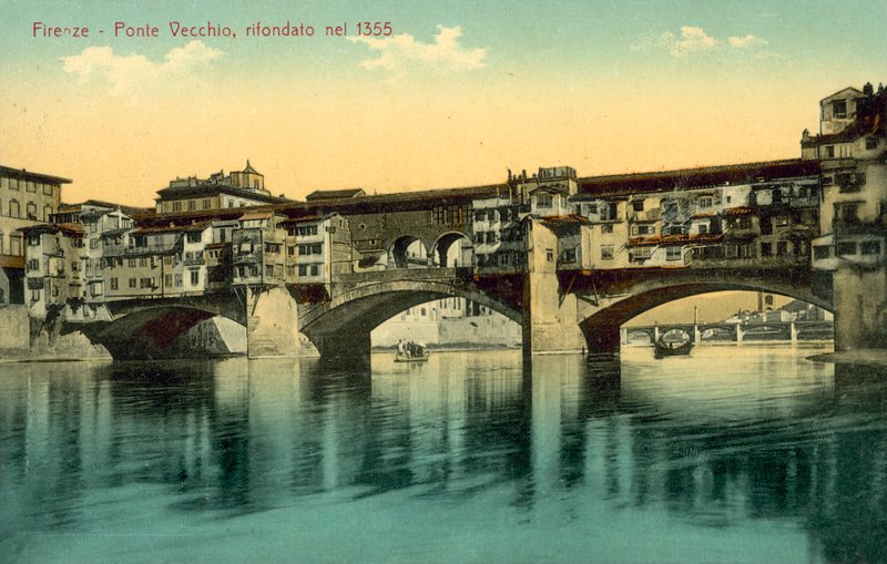 Florencja, Ponte Vecchio autorstwa Italian Photographer