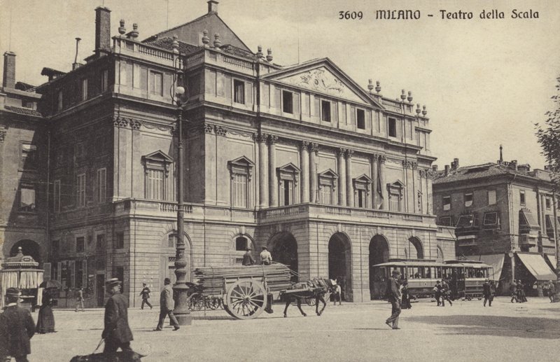 Opera La Scala, Mediolan autorstwa Italian Photographer