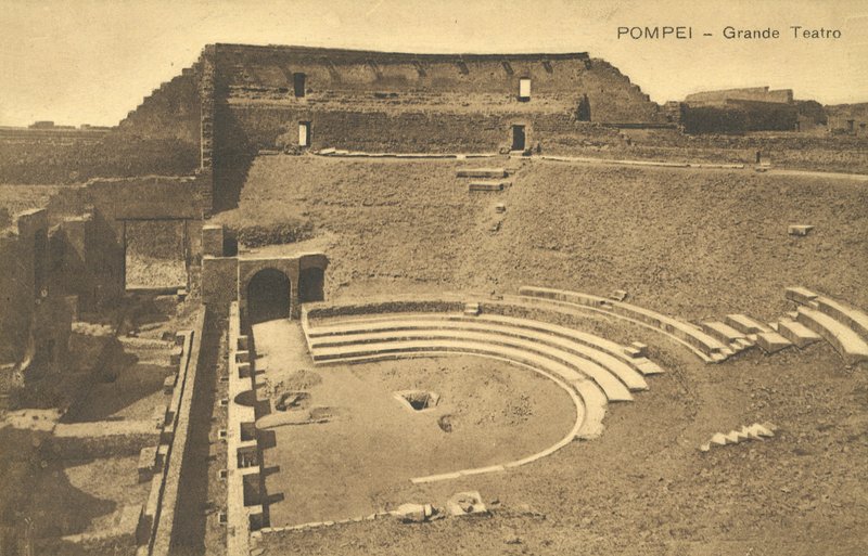 Pompeje, Włochy, Amfiteatr autorstwa Italian Photographer