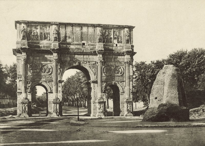Forum Romanum, Łuk Konstantyna autorstwa Italian Photographer