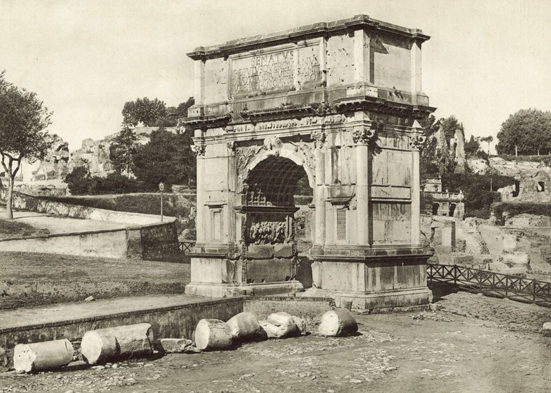 Forum Romanum, Łuk Tytusa autorstwa Italian Photographer