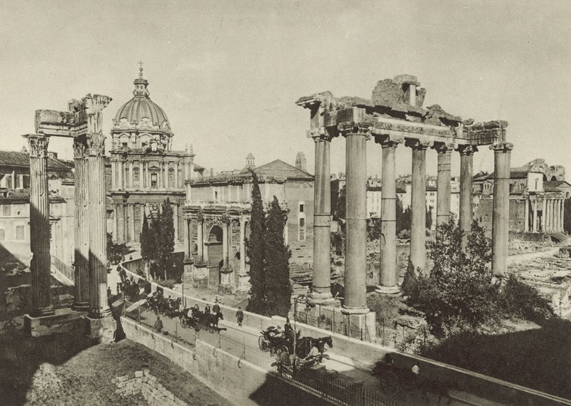 Forum Romanum z nowymi wykopaliskami autorstwa Italian Photographer
