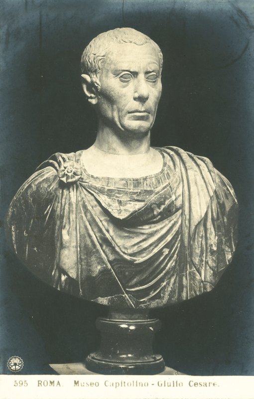 Rzym, Muzeum Kapitolińskie, Popiersie, Juliusz Cezar autorstwa Italian Photographer