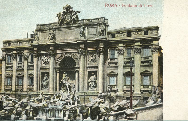 Rzym, Włochy, Fontanna di Trevi autorstwa Italian Photographer