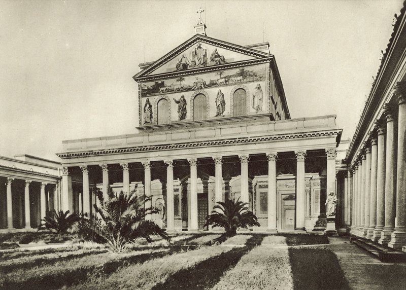 Bazylika św. Pawła, fasada autorstwa Italian Photographer