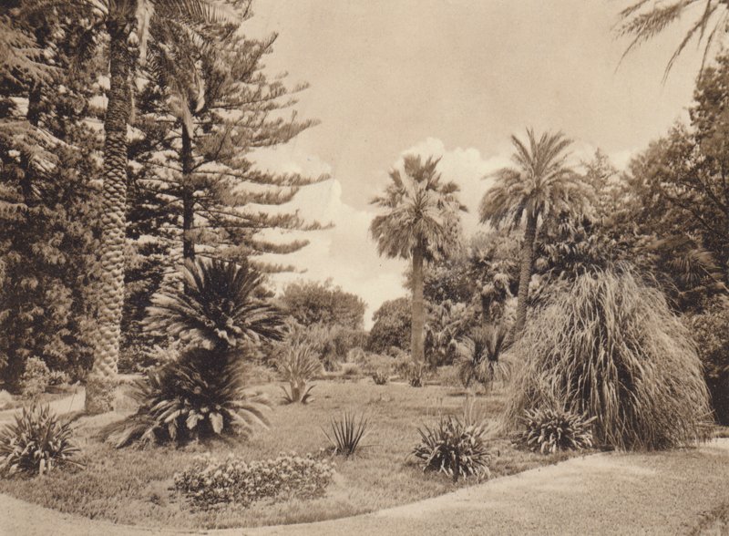 Sycylia / Sycylia: Villa Tasca, Palermo (zdjęcie czarno-białe) autorstwa Italian Photographer