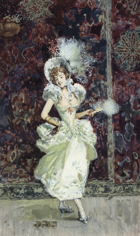 W Watteau autorstwa Italian School