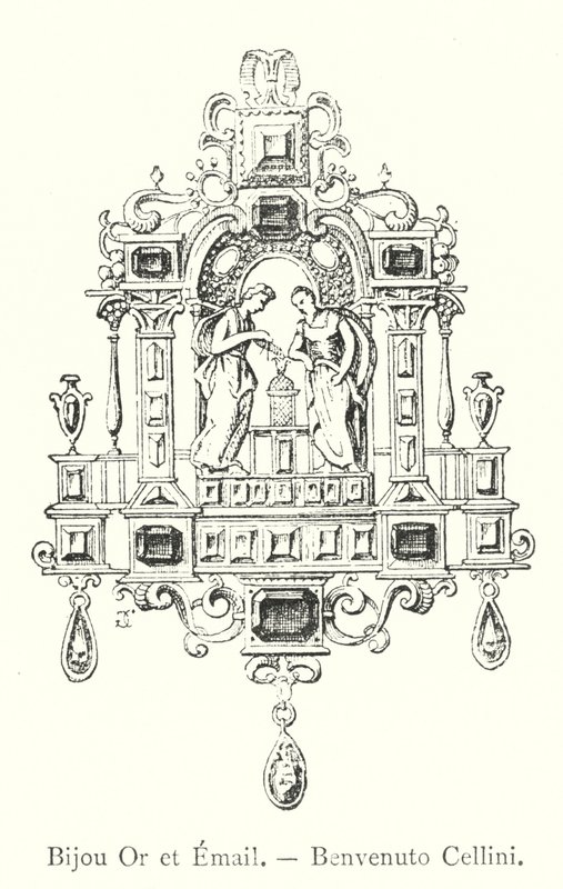Bijou Or et Email, Benvenuto Cellini (grawerowanie) autorstwa Italian School