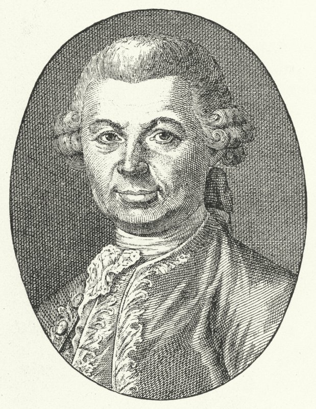 Carlo Gozzi, włoski dramaturg (grafika) autorstwa Italian School