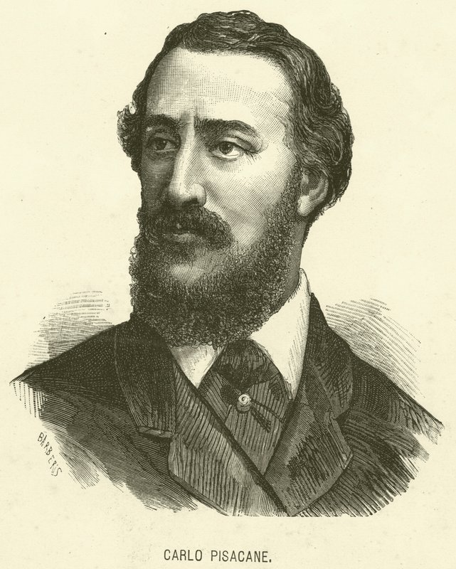 Carlo Pisacane (grawerowanie) autorstwa Italian School