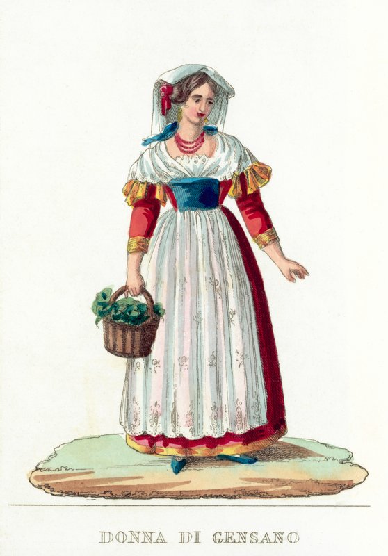 Donna Di Gensano (Grawerowanie Kabured) autorstwa Italian School