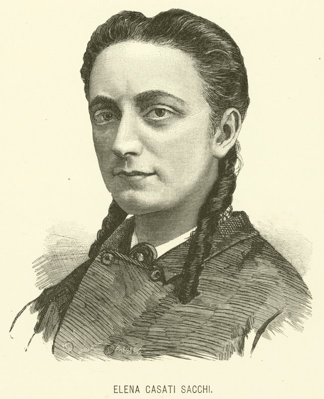 Elena Casati Sacchi (grafika) autorstwa Italian School
