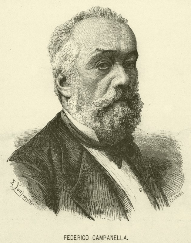 Federico Campanella (grawerunek) autorstwa Italian School