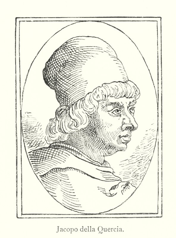 Jacopo della Quercia (grafika) autorstwa Italian School