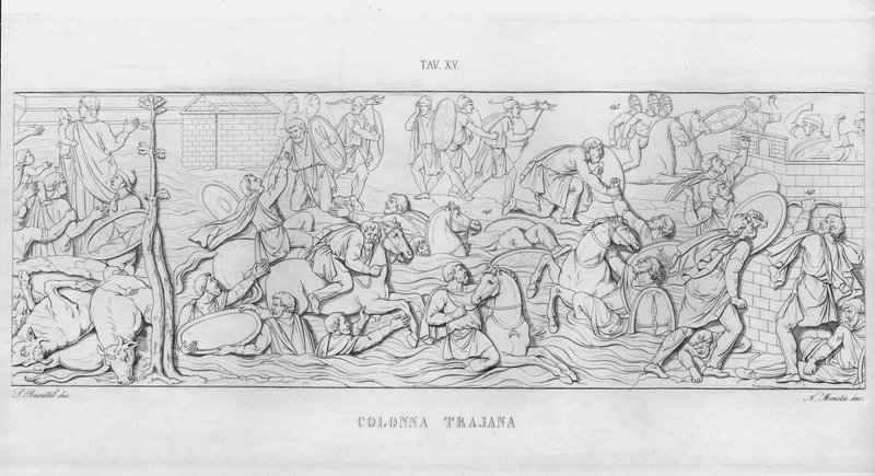 Kolumna Trajana (rycina) autorstwa Italian School