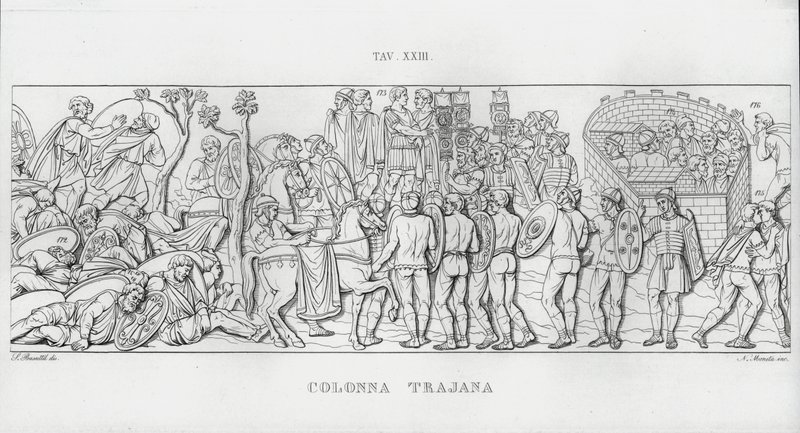 Kolumna Trajana, Kolumna Trajana autorstwa Italian School