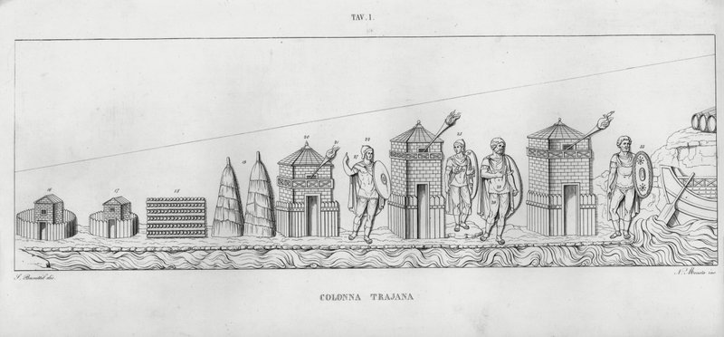 Kolumna Trajana, Kolumna Trajana autorstwa Italian School