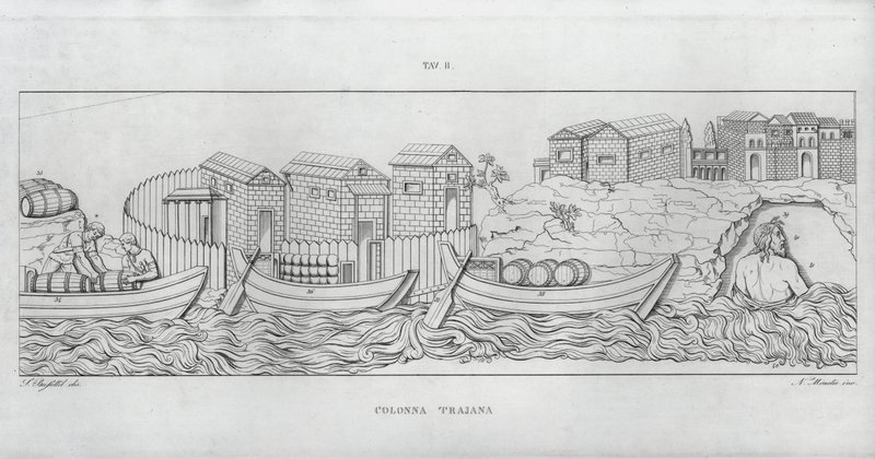 Kolumna Trajana, Kolumna Trajana autorstwa Italian School