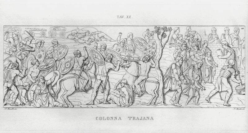 Kolumna Trajana, Kolumna Trajana autorstwa Italian School