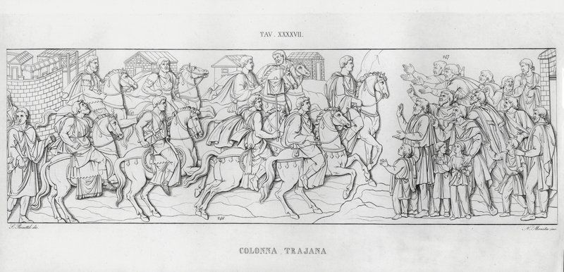 Kolumna Trajana, Kolumna Trajana autorstwa Italian School