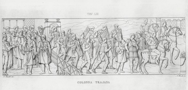 Kolumna Trajana, Kolumna Trajana autorstwa Italian School