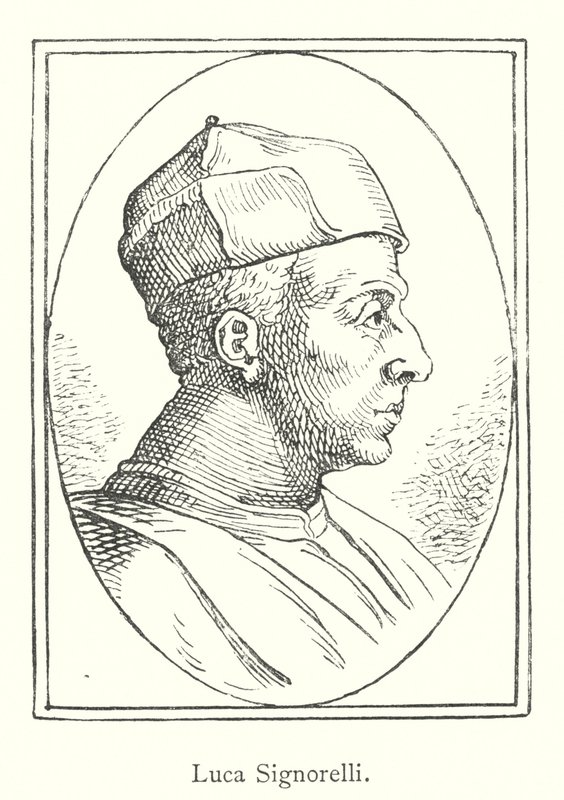 Luca Signorelli (grawerunek) autorstwa Italian School
