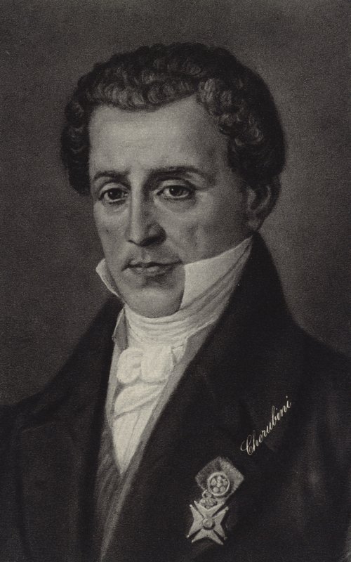 Luigi Cherubini, kompozytor włoski (1760-1842) autorstwa Italian School