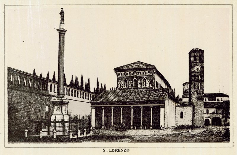 Roma: S Lorenzo (lito) autorstwa Italian School