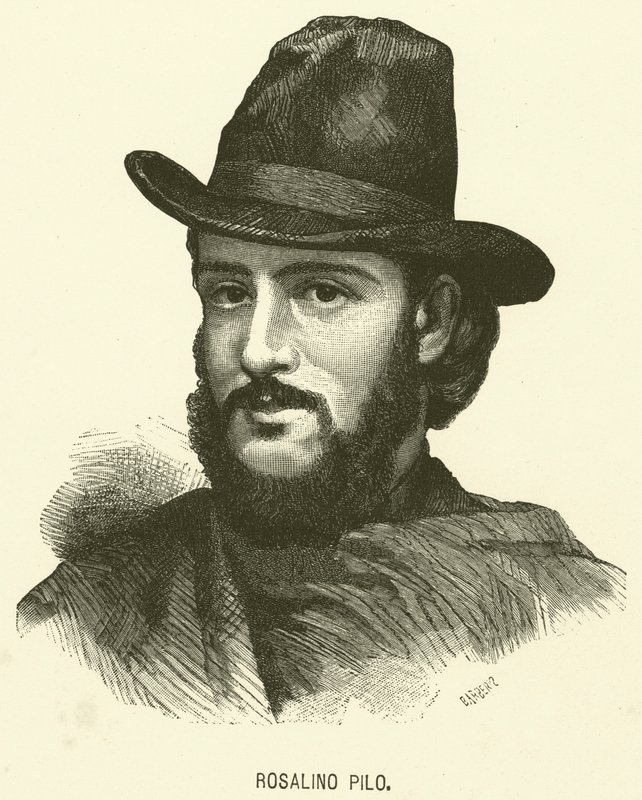 Rosalino Pilo (grawerowanie) autorstwa Italian School