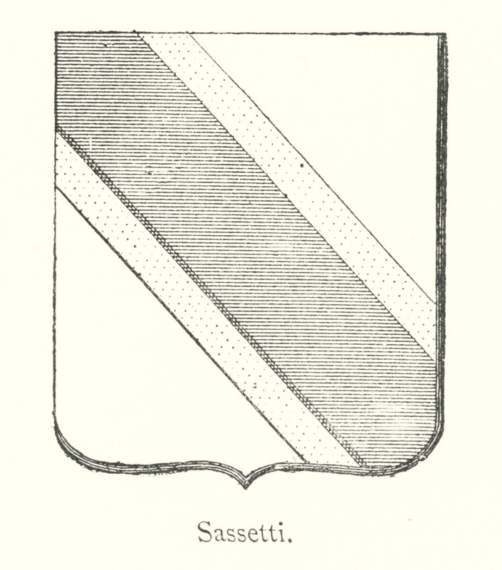 Sassetti (grawerowanie) autorstwa Italian School