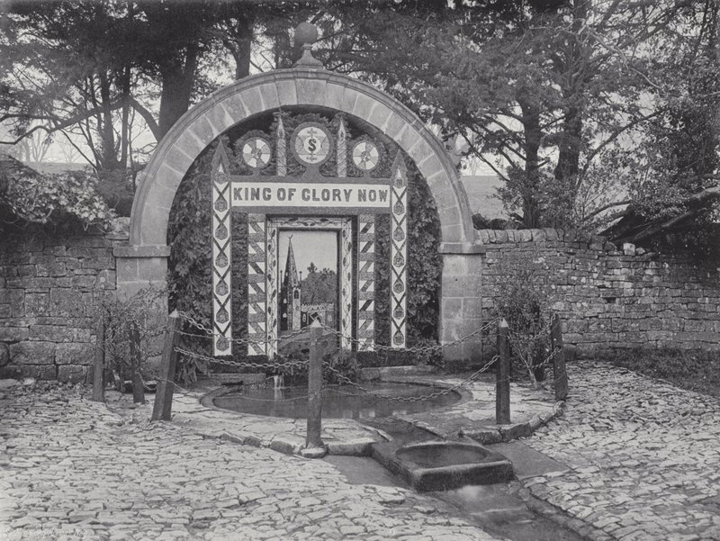 Tissington Well Dressing, ubieranie studni autorstwa J. Benjamin Stone