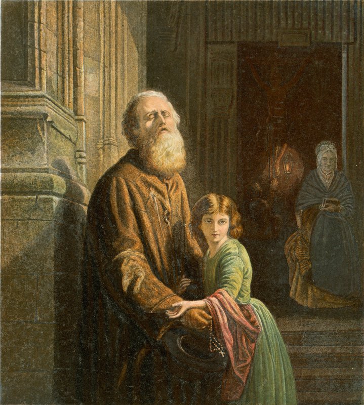 Ślepy żebrak autorstwa J.L. Dyckmans