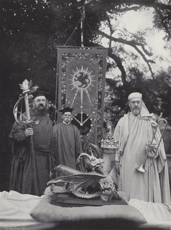 Walijski Eisteddfod, regalia i oficerowie autorstwa J. Benjamin Stone