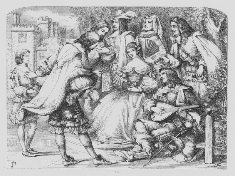 John Milton, L’Allegro (grafika) autorstwa J. Franklin