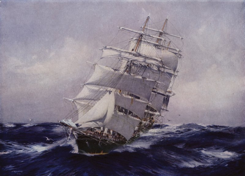 Clipper statek Termopile autorstwa Jack after Spurling