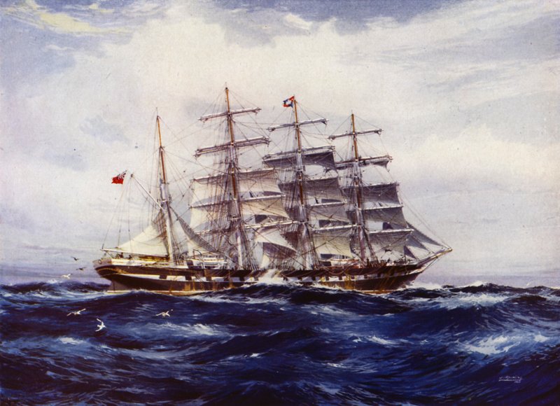 Statki Clipper: Medway (kolor lito) autorstwa Jack (after) Spurling